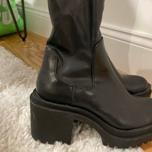 Zara chunky boots